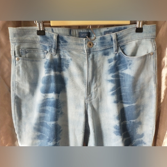 J Jill Denim - Cropped Tie Dyed Jeans - 12P - Picture 7 of 11